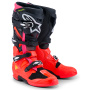 Stivali Cross Alpinestars Tech 7 Black Red Fluo Pink Fluo