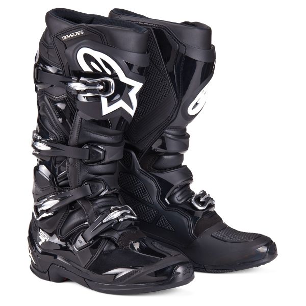 Stivali Cross Alpinestars Tech 7 Black Black Stivali Cross Alpinestars Tech 7 Black Black