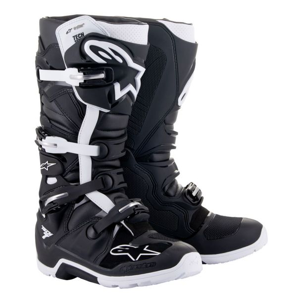 Stivali Cross Alpinestars Tech 7 Enduro Drystar Black White Stivali Cross Alpinestars Tech 7 Enduro Drystar Black White