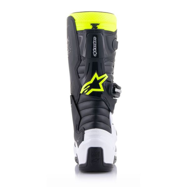 Alpinestars TECH 7 S Black Enamel Blue Yellow Fluo Bambino