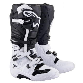 Stivali Cross Alpinestars TECH 7 White Black