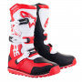 Stivali Cross Alpinestars Tech T Rosso brillante Nero Bianco