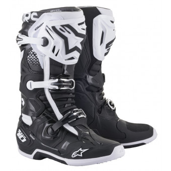 Stivali Cross Alpinestars TECH 10 Nero Bianco Stivali Cross Alpinestars TECH 10 Nero Bianco