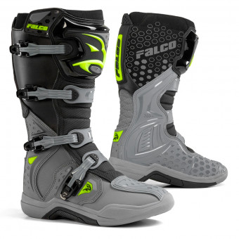 Stivali Cross Falco Level 2 Grey Fluo Stivali Cross Falco Level 2 Grey Fluo