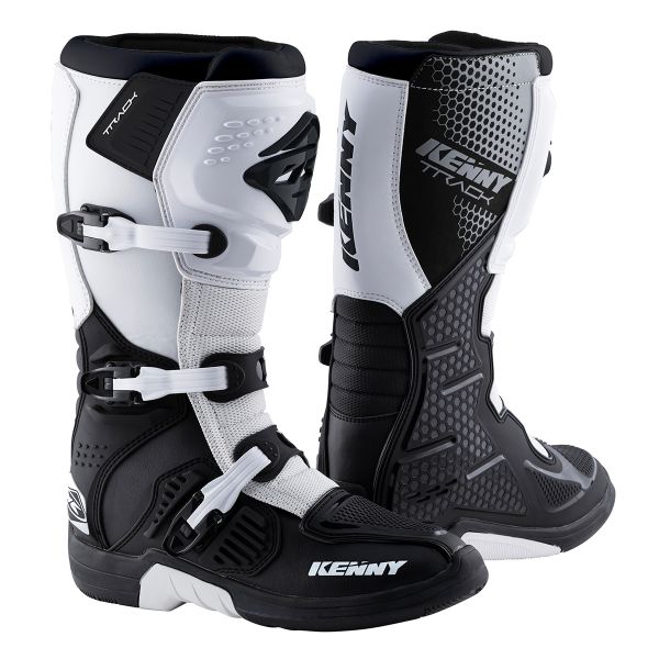 Stivali Cross Kenny Track Black White Boots