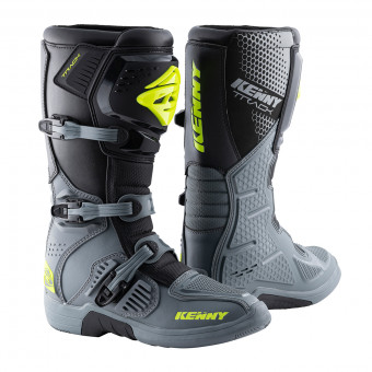 Stivali Cross Kenny Track Grey Neon Yellow Boots Stivali Cross Kenny Track Grey Neon Yellow Boots