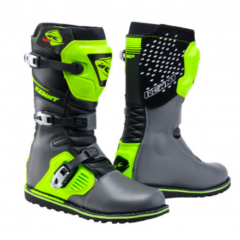 Stivali Cross Kenny Trial Up Black Grey Neon Yellow Boots
