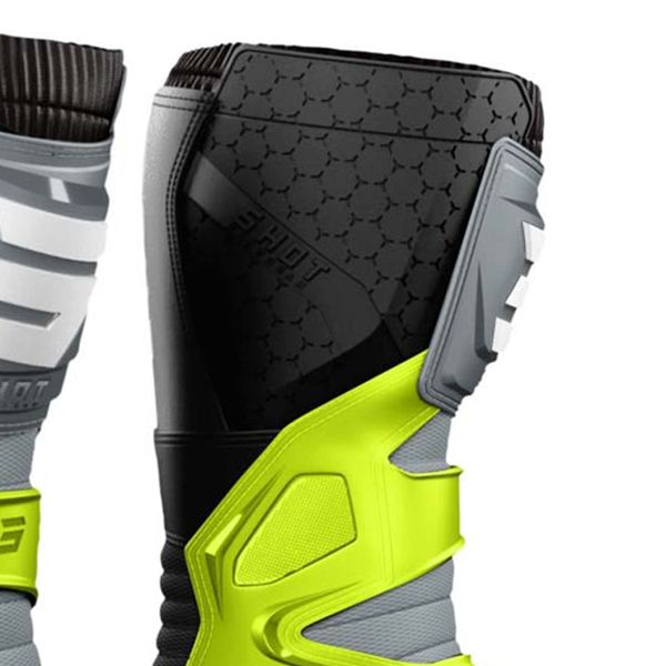 SHOT Gara 2 Nero Grigio Giallo Neon