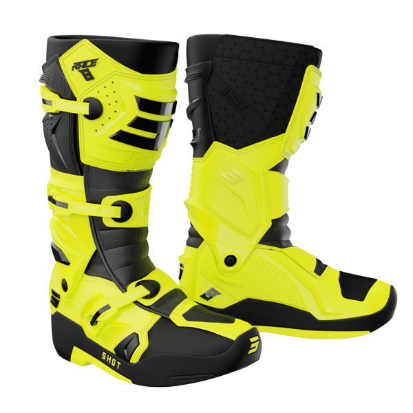 Stivali Cross SHOT Gara 8 Giallo neon