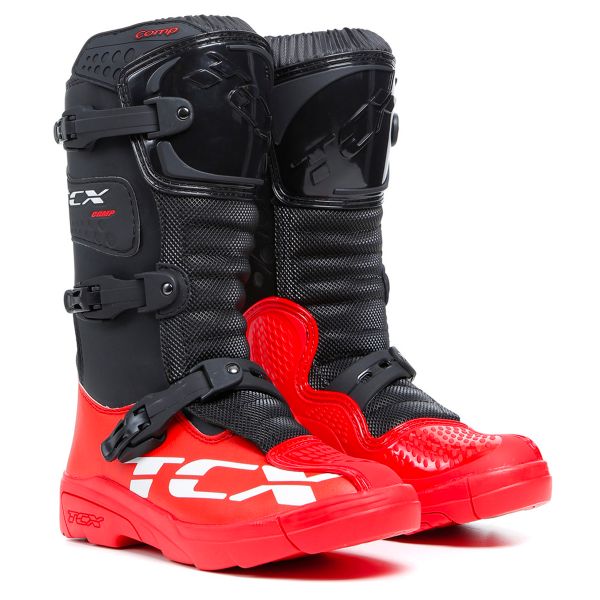 Stivali Cross TCX Comp Kid Black Red