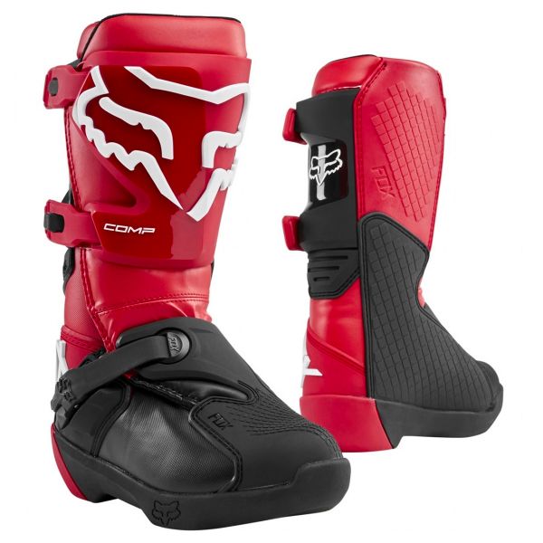 Stivali Cross FOX Comp Boot Flame Red Bambino