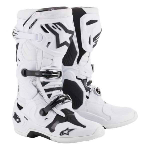 Stivali Cross Alpinestars Tech 10 Supervented White