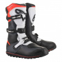Stivali Cross Alpinestars Tech T Nero Grigio Rosso Fluo