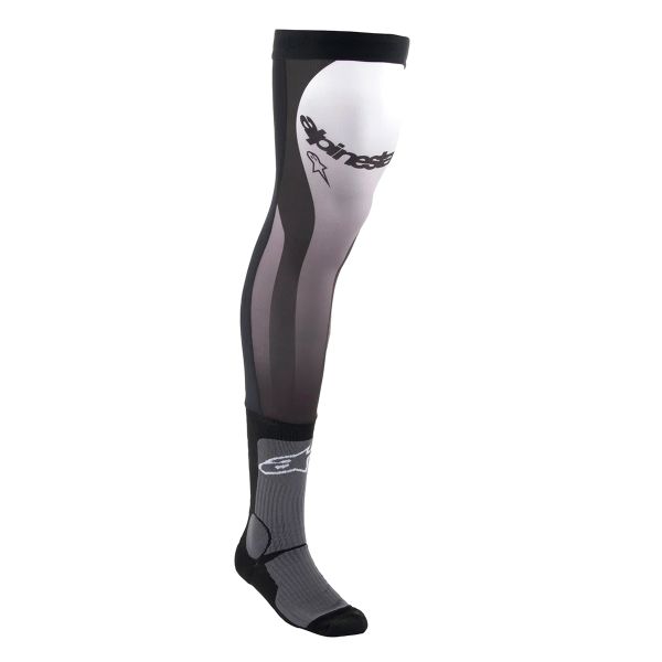 Calzini Cross Alpinestars Calzini con ginocchiera Nero Bianco Calzini Cross Alpinestars Calzini con ginocchiera Nero Bianco
