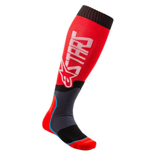 Calzini Cross Alpinestars Mx Plus-2 Socks Red White Bambino