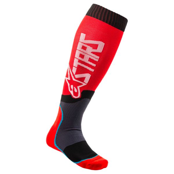 Calzini Cross Alpinestars Mx Plus-2 Socks Red White