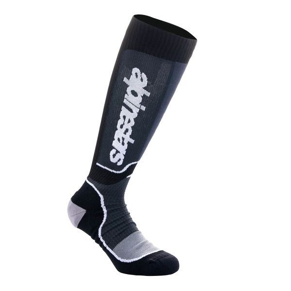 Calzini Cross Alpinestars Calzini MX Plus Nero Bianco Calzini Cross Alpinestars Calzini MX Plus Nero Bianco