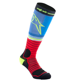 Calzini Cross Alpinestars Calzini MX Pro Nero Rosso Azzurro Calzini Cross Alpinestars Calzini MX Pro Nero Rosso Azzurro