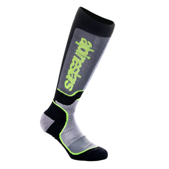 Calzini Cross Alpinestars Gioventù MX Plus Nero Grigio Giallo Fluo Calzini Cross Alpinestars Gioventù MX Plus Nero Grigio Giallo Fluo