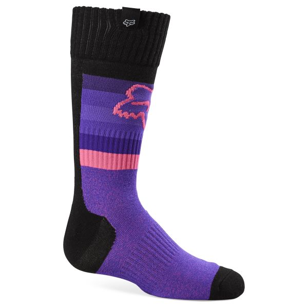 Calzini Cross FOX 180 Toxsyk Girl Sock Black Pink Bambino