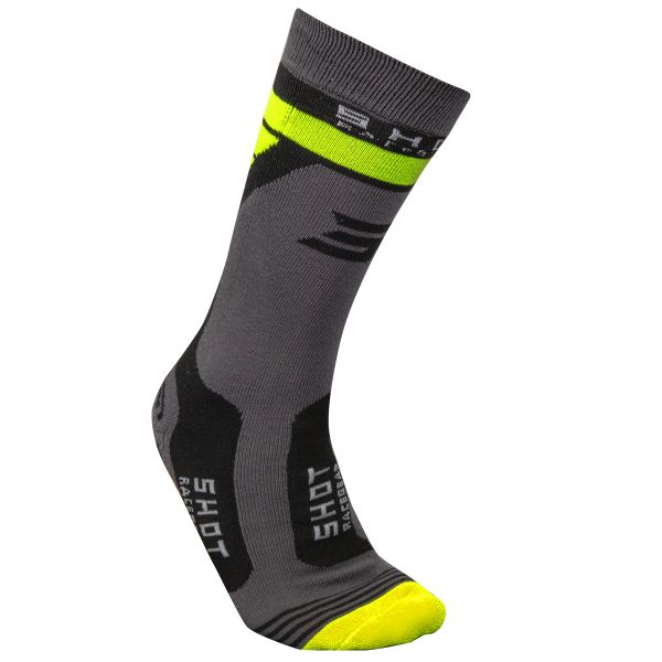 Calzini Cross SHOT Race 2.0 Neon Yellow Calzini Cross SHOT Race 2.0 Neon Yellow