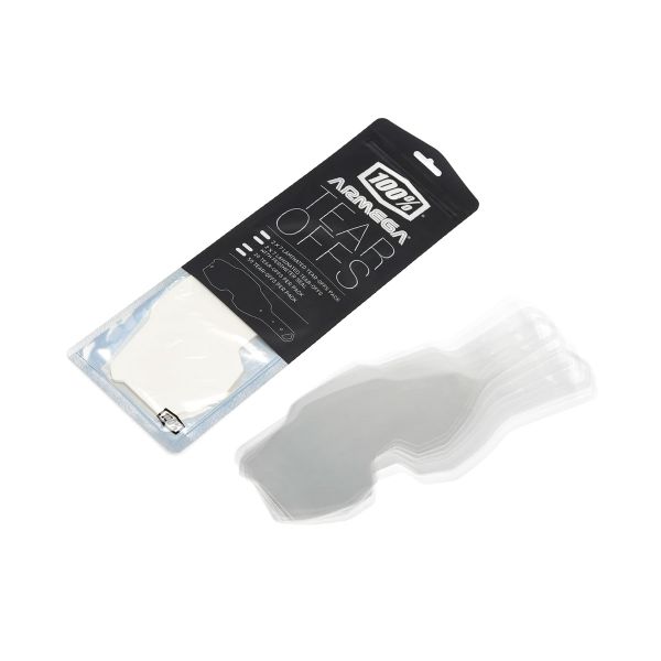 Lenti Maschere Cross 100% Tear Offs Usa e Getta Armega x 50