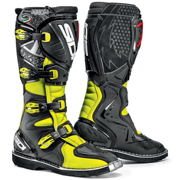 Stivali Cross SIDI Agueda Yellow Fluo Black