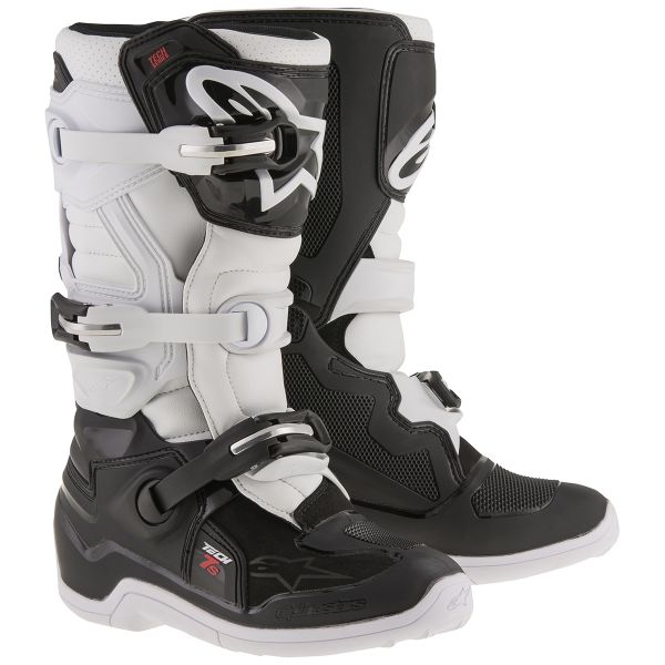 Stivali Cross Alpinestars TECH 7 S Nero Bianco Bambino Stivali Cross Alpinestars TECH 7 S Nero Bianco Bambino