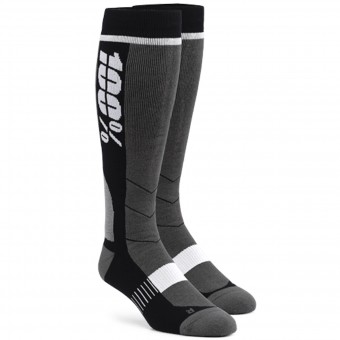 Calzini Cross 100% Socks Hi Side Grey Black Calzini Cross 100% Socks Hi Side Grey Black