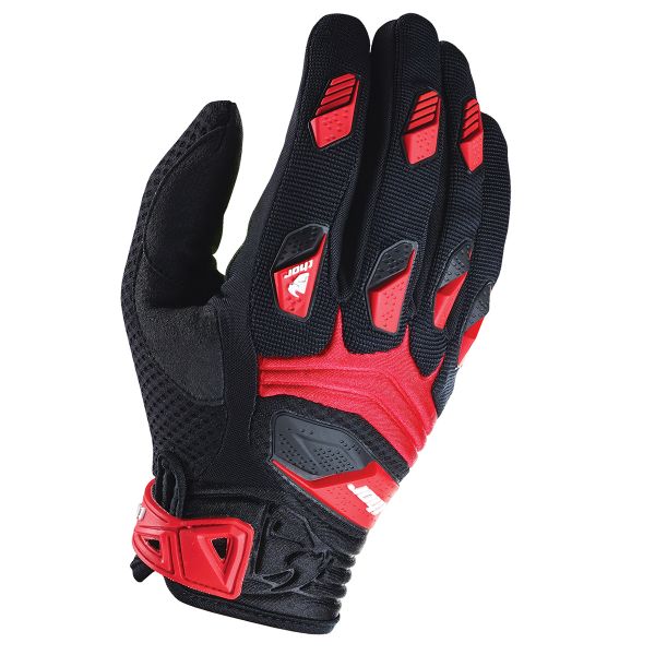 Guanti Cross Thor Deflector Black Red
