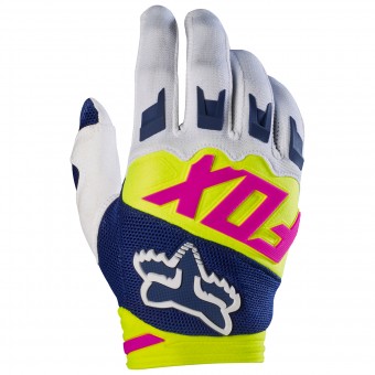 Guanti Cross FOX Dirtpaw Race Navy White 045