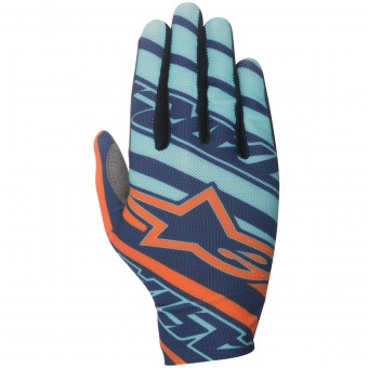 Guanti Cross Alpinestars Dune Turquoise Orange Guanti Cross Alpinestars Dune Turquoise Orange