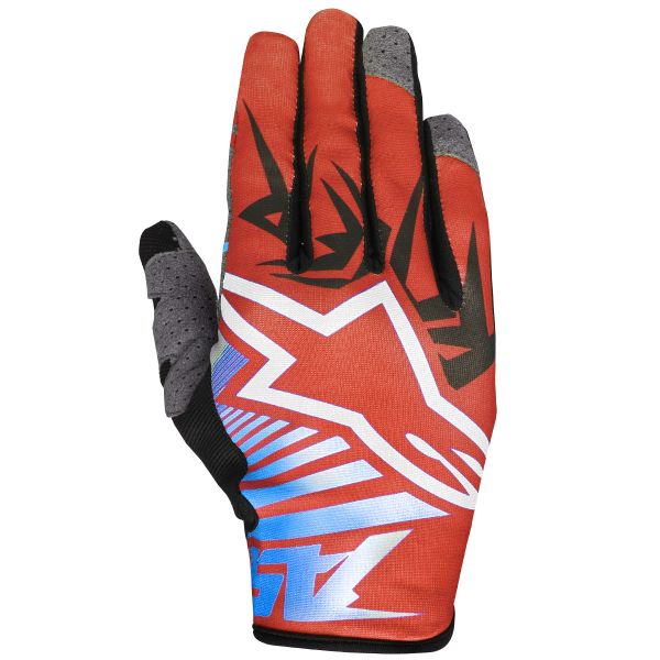 Guanti Cross Alpinestars Racer Braap Red Blue White