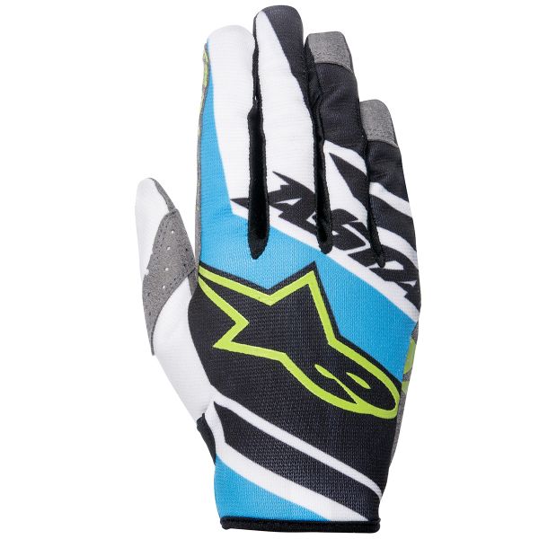 Guanti Cross Alpinestars Racer Supermatic Cyan