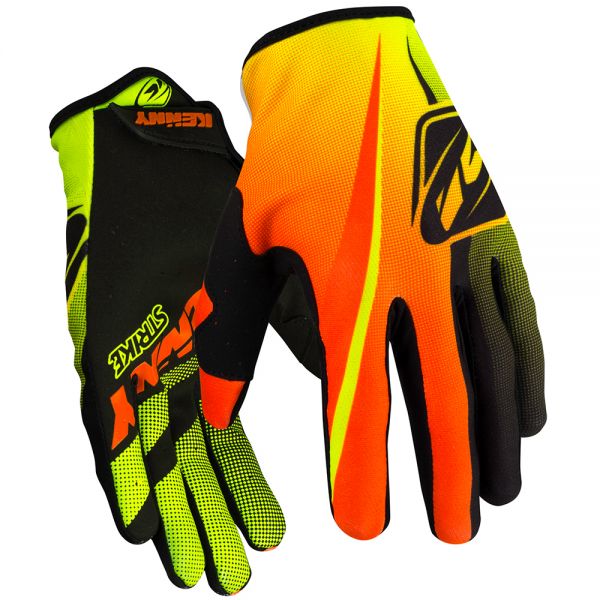 Guanti Cross Kenny Strike Neon Yellow Orange