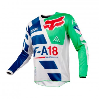 Maglia Cross FOX 180 Sayak Green 004