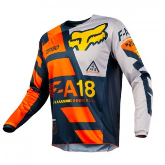 Maglia Cross FOX 180 Sayak Orange 008