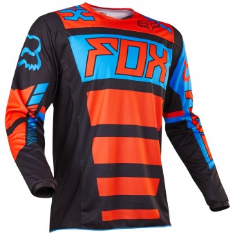 Maglia Cross FOX 180 Falcon Black Orange Bambino 016