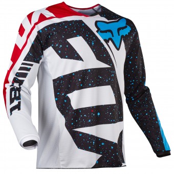 Maglia Cross FOX 180 Nirv Red White Bambino 054