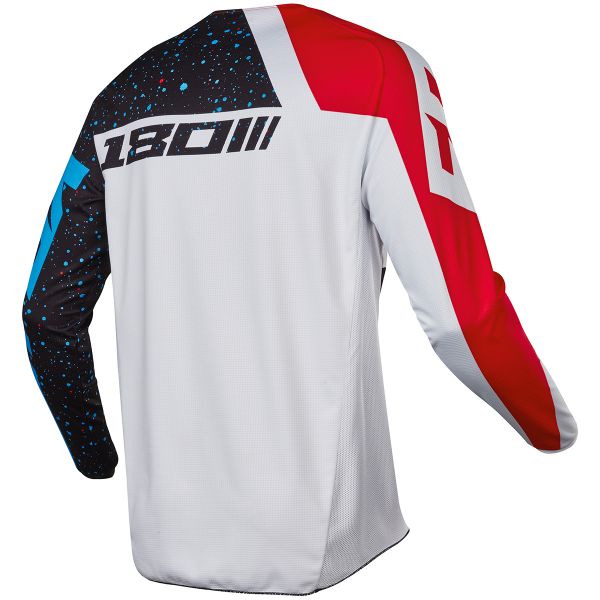 FOX 180 Nirv Red White Bambino 054