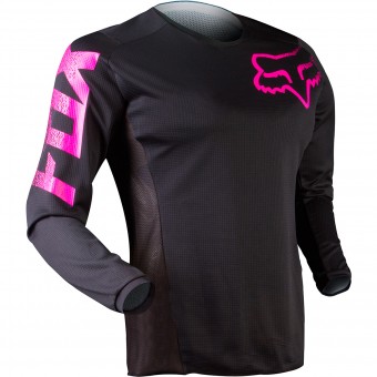 Maglia Cross FOX Blackout Black Pink 285