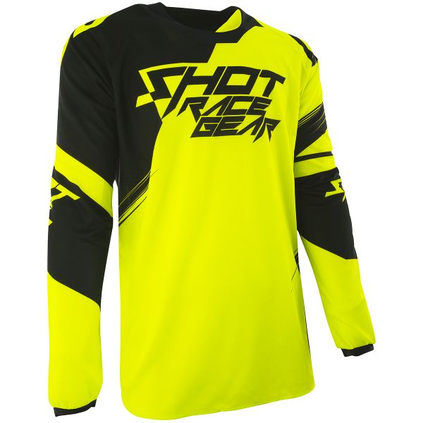 Maglia Cross SHOT Contact Claw Neon Yellow