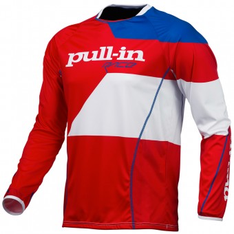 Maglia Cross pull-in Fighter Blue White Red