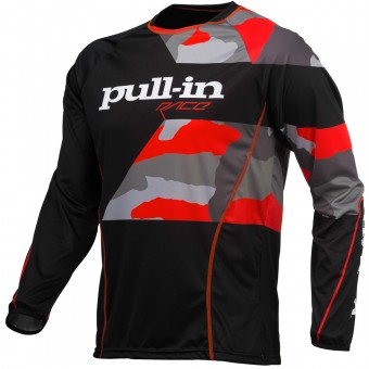 Maglia Cross pull-in Fighter Camo Black Orange