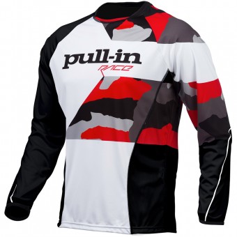 Maglia Cross pull-in Fighter Camo Black White Red