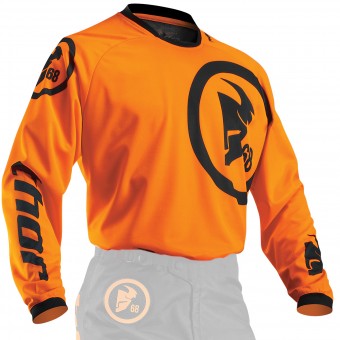 Maglia Cross Thor Phase Gasket Flo Orange Black Maglia Cross Thor Phase Gasket Flo Orange Black