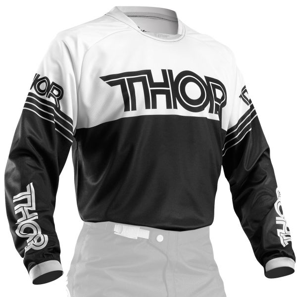 Maglia Cross Thor Phase Hyperion Nero Bambino
