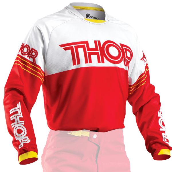 Maglia Cross Thor Phase Hyperion Red Bambino