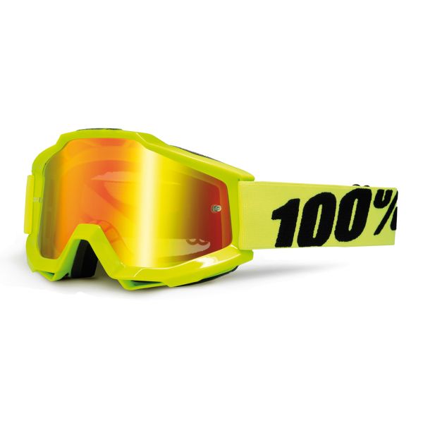 Maschera Cross 100% Accuri Fluorescente Yellow