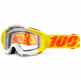 Maschera Cross 100% Accuri Zest Clear Lens Maschera Cross 100% Accuri Zest Clear Lens